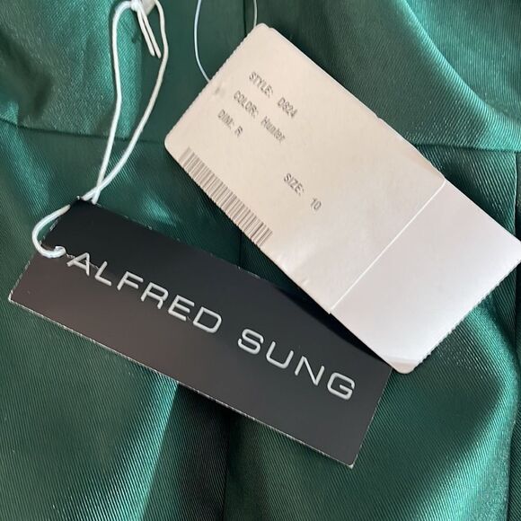 NWT ALFRED SUNG · STYLE D824 · SATIN TWILL - size 10 - Picture 8 of 8